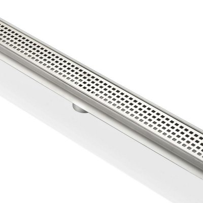 Kube 28" Stainless Steel Pixel Linear Shower Drain