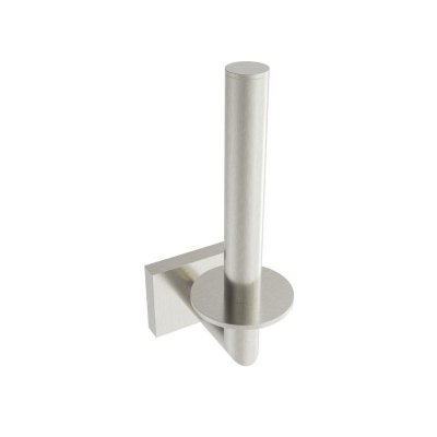 Crater Spare Toilet Paper Holder, Brushed Nickel, Volkano Series