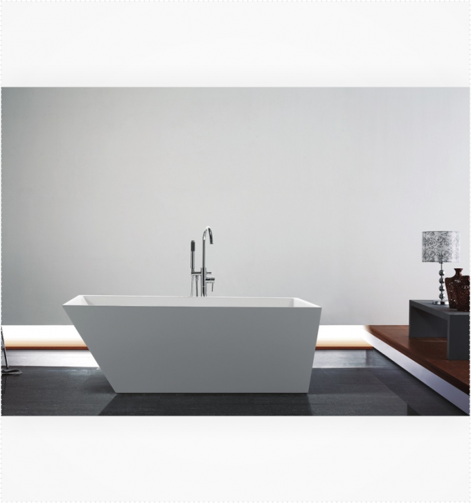 Obliquo 59" Composite Acrylic Free Standing Bathtub