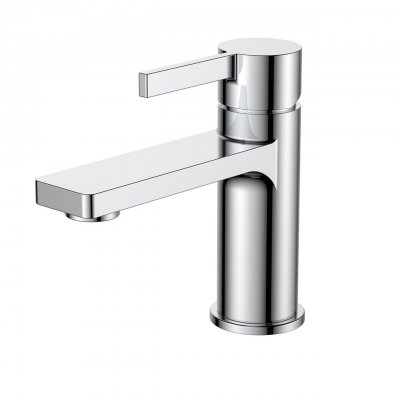 Aqua Sotto Single Lever Wide Spread Chrome Vanity Faucet, Single Hole